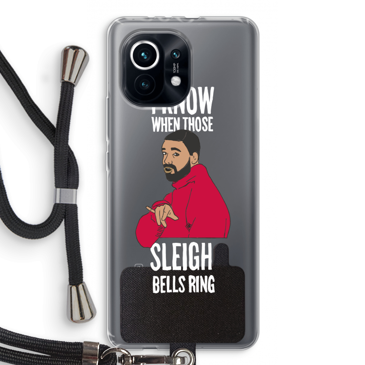 Sleigh Bells Ring: Xiaomi Mi 11 Transparant Hoesje met koord