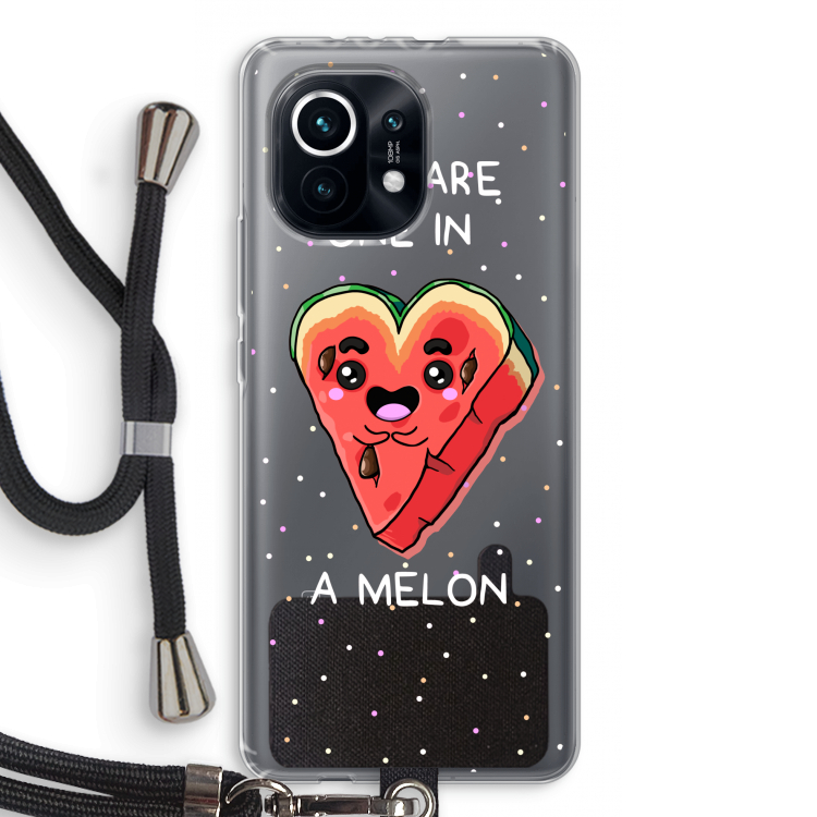 One In A Melon: Xiaomi Mi 11 Transparant Hoesje met koord
