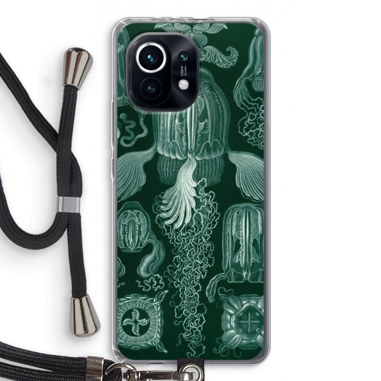 Haeckel Cubomedusae: Xiaomi Mi 11 Transparant Hoesje met koord