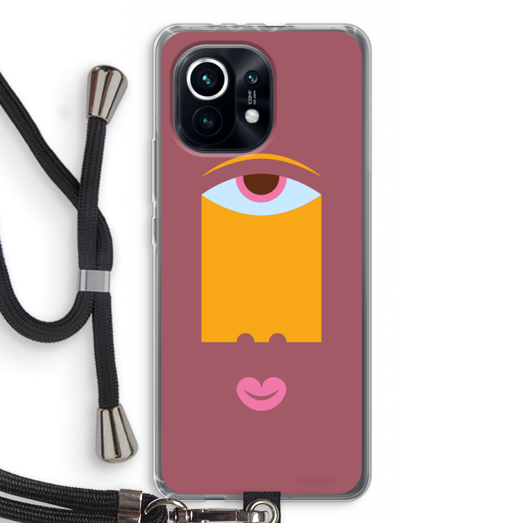 Mono V: Xiaomi Mi 11 Transparant Hoesje met koord