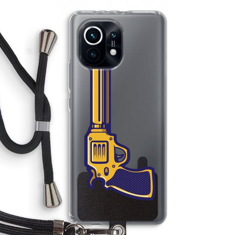 Pew Pew Pew: Xiaomi Mi 11 Transparant Hoesje met koord