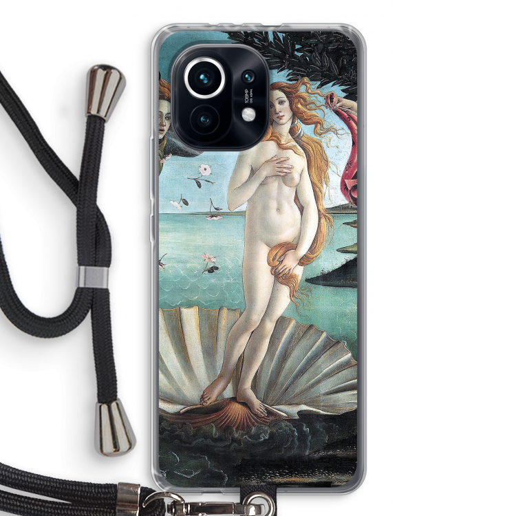 Birth Of Venus: Xiaomi Mi 11 Transparant Hoesje met koord