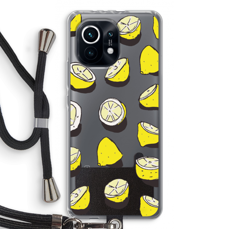 When Life Gives You Lemons...: Xiaomi Mi 11 Transparant Hoesje met koord