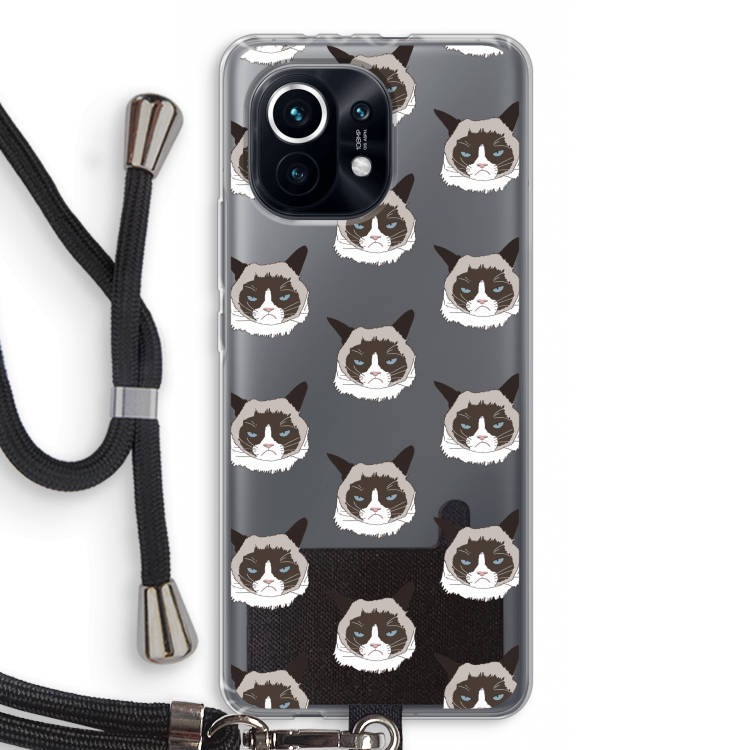 It's a Purrr Case: Xiaomi Mi 11 Transparant Hoesje met koord