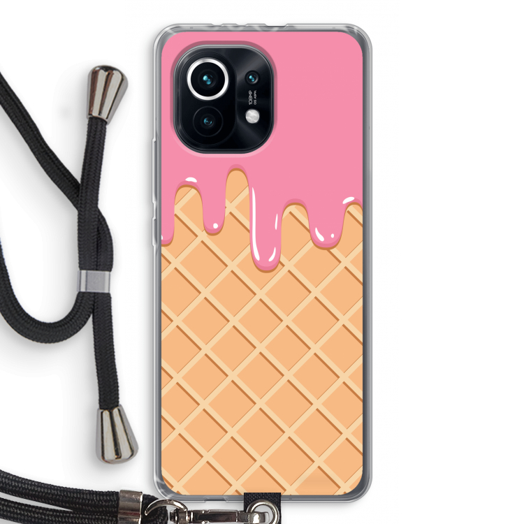 Ice cream: Xiaomi Mi 11 Transparant Hoesje met koord