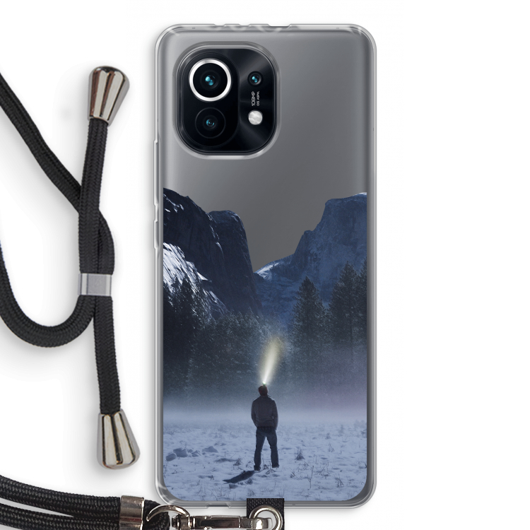Wanderlust: Xiaomi Mi 11 Transparant Hoesje met koord