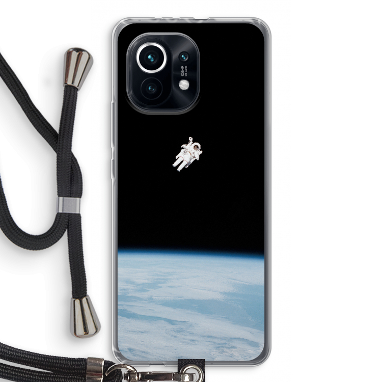 Alone in Space: Xiaomi Mi 11 Transparant Hoesje met koord