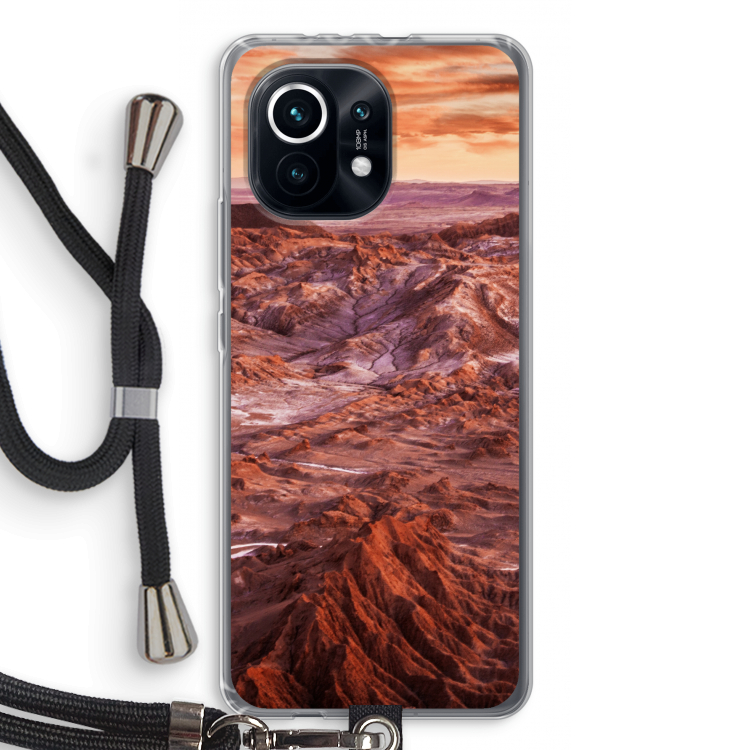 Mars: Xiaomi Mi 11 Transparant Hoesje met koord