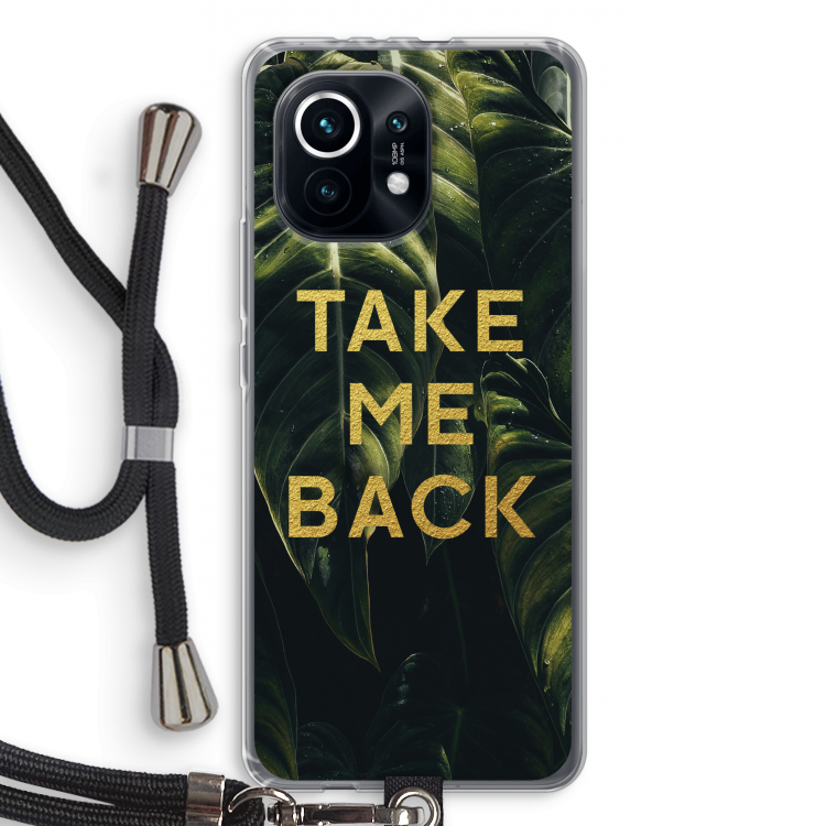Take me back: Xiaomi Mi 11 Transparant Hoesje met koord