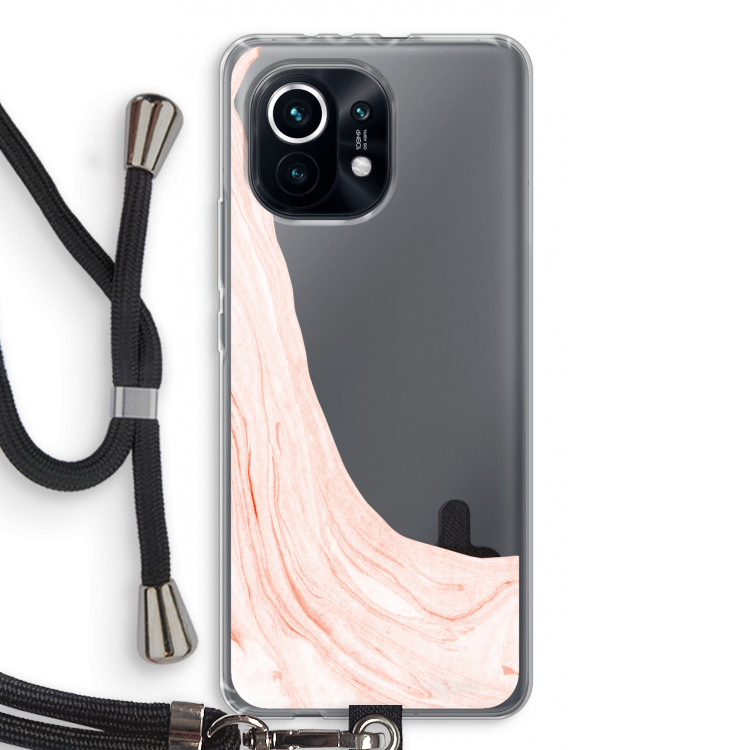 Peach bath: Xiaomi Mi 11 Transparant Hoesje met koord