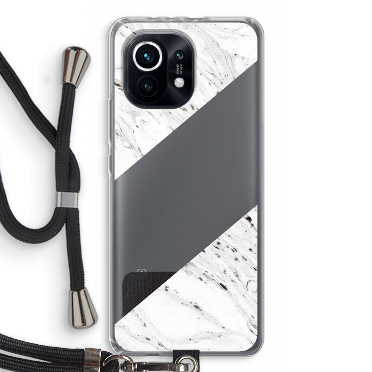 Biggest stripe: Xiaomi Mi 11 Transparant Hoesje met koord