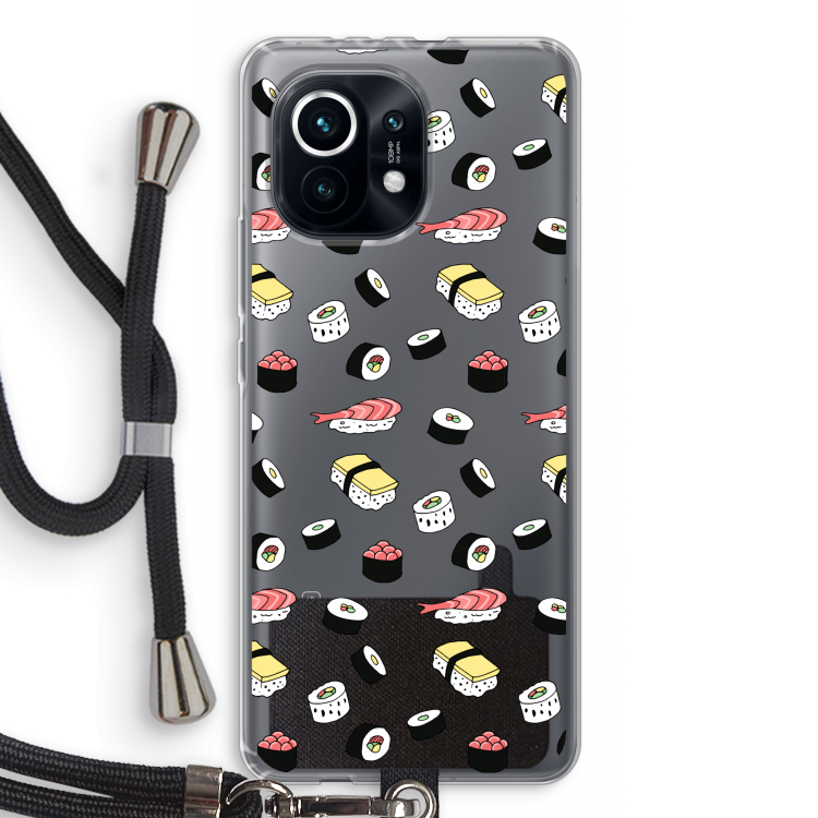Sushi time: Xiaomi Mi 11 Transparant Hoesje met koord