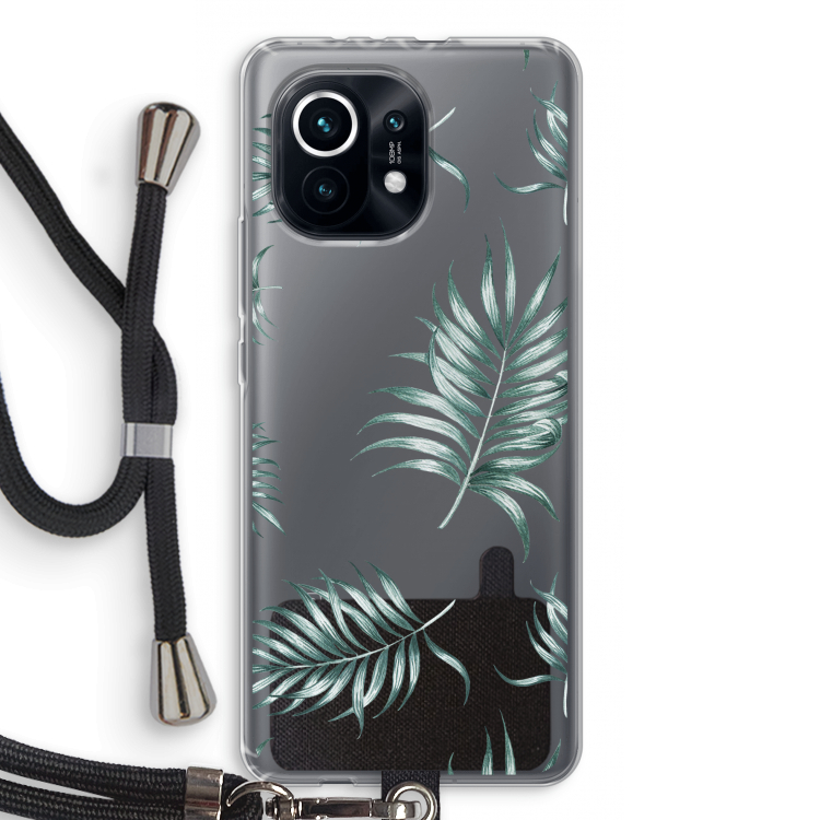 Simple leaves: Xiaomi Mi 11 Transparant Hoesje met koord