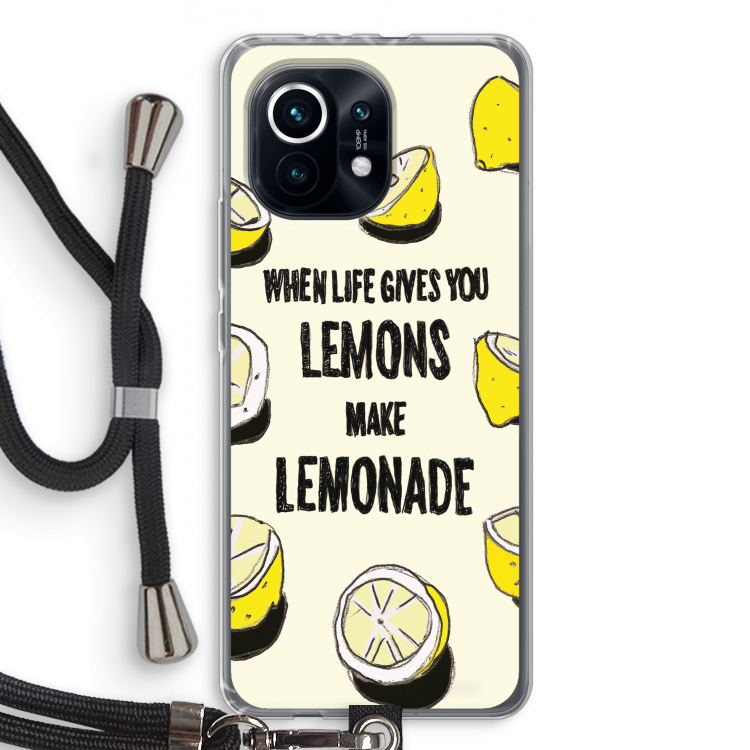 Lemonade: Xiaomi Mi 11 Transparant Hoesje met koord