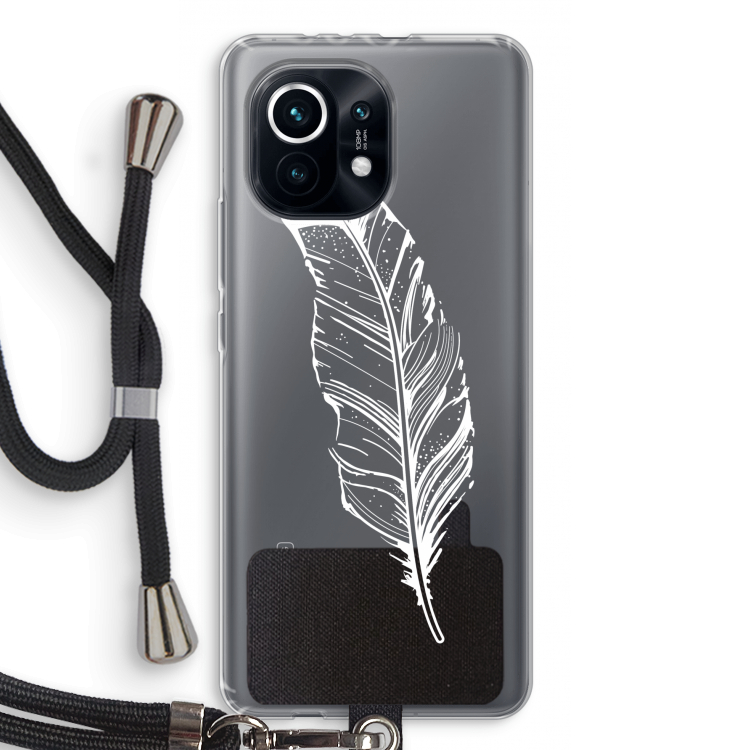 Pluim: Xiaomi Mi 11 Transparant Hoesje met koord