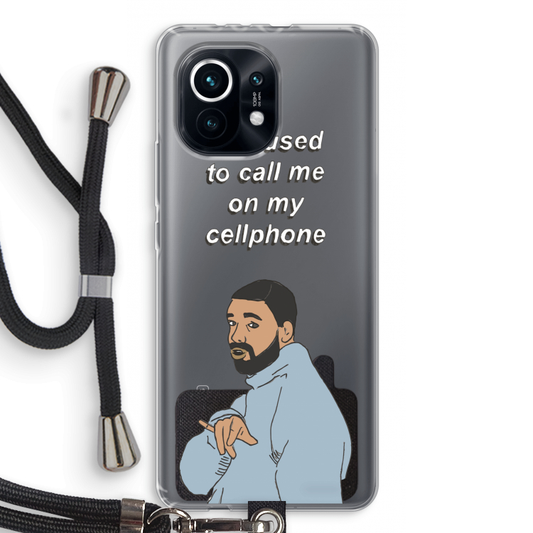 Hotline bling: Xiaomi Mi 11 Transparant Hoesje met koord