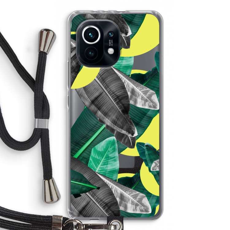 Fantasie jungle: Xiaomi Mi 11 Transparant Hoesje met koord