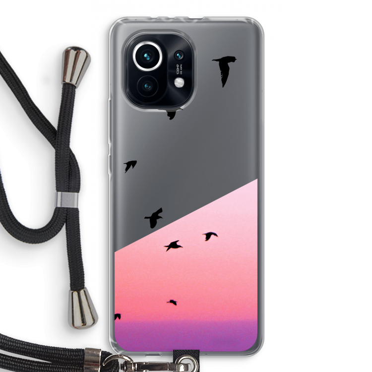 Fly away: Xiaomi Mi 11 Transparant Hoesje met koord