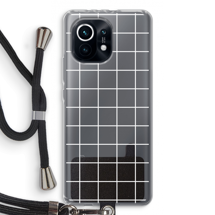 Rooster 2: Xiaomi Mi 11 Transparant Hoesje met koord