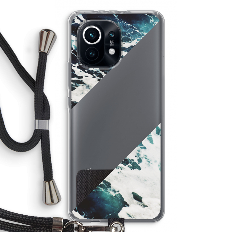 Golven: Xiaomi Mi 11 Transparant Hoesje met koord