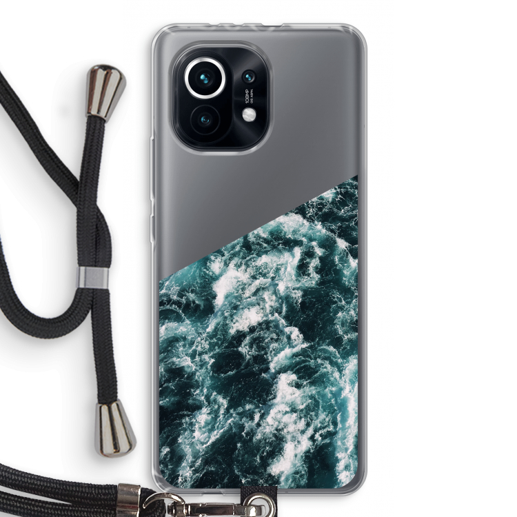 Zee golf: Xiaomi Mi 11 Transparant Hoesje met koord