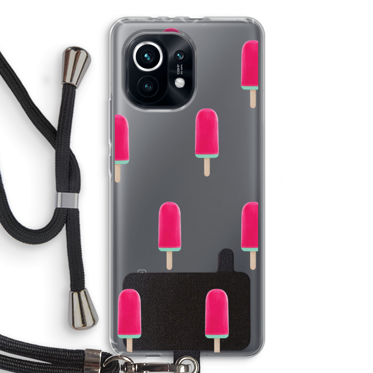 Waterijsje: Xiaomi Mi 11 Transparant Hoesje met koord