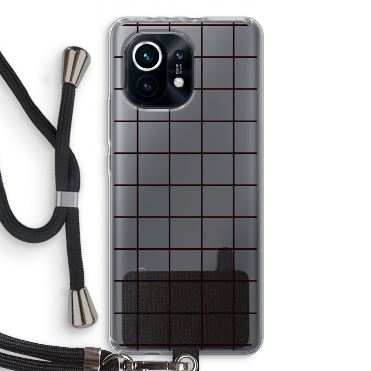 Rooster: Xiaomi Mi 11 Transparant Hoesje met koord