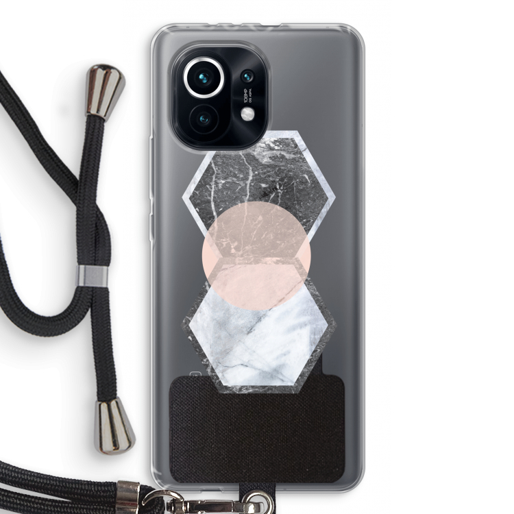 Creatieve toets: Xiaomi Mi 11 Transparant Hoesje met koord