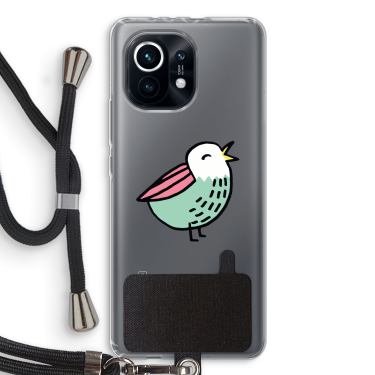 Birdy: Xiaomi Mi 11 Transparant Hoesje met koord