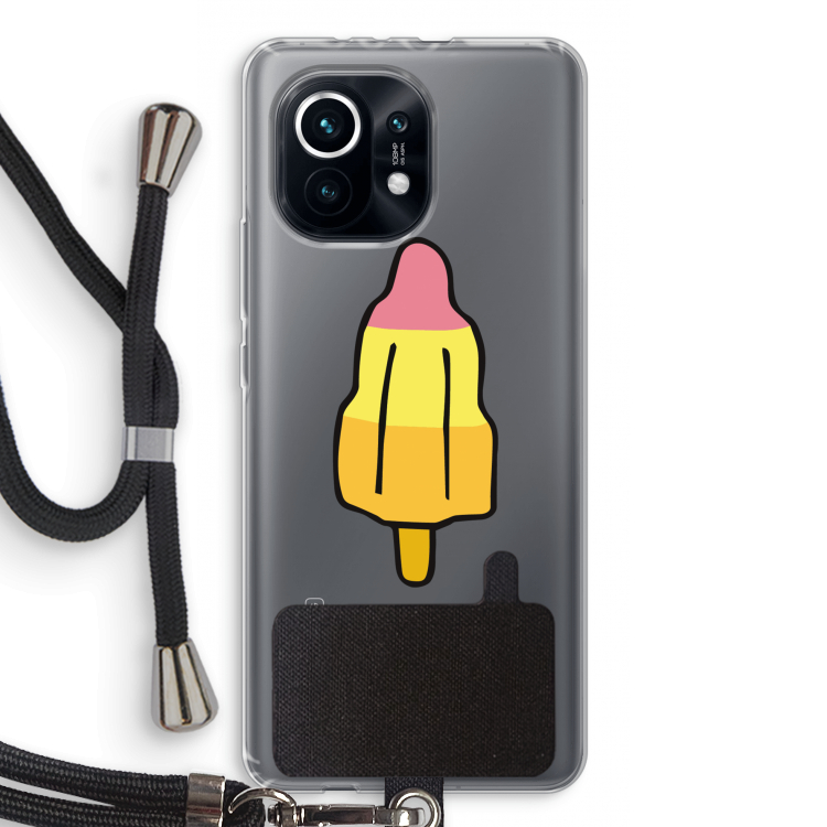 Raketijsje: Xiaomi Mi 11 Transparant Hoesje met koord