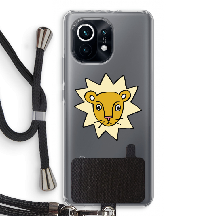Kleine leeuw: Xiaomi Mi 11 Transparant Hoesje met koord