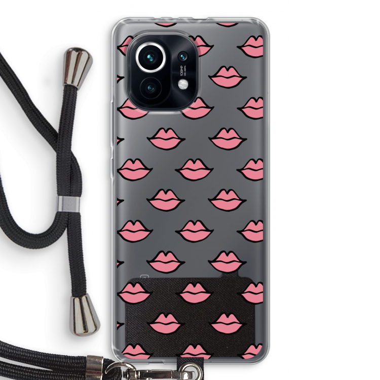 Lipjes: Xiaomi Mi 11 Transparant Hoesje met koord