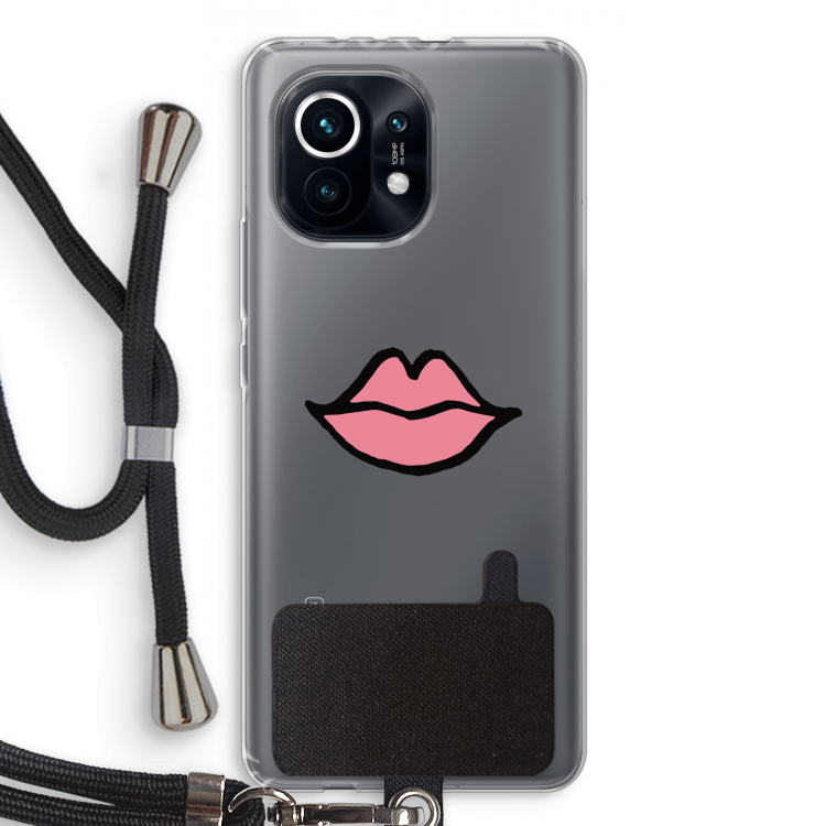 Kusje: Xiaomi Mi 11 Transparant Hoesje met koord