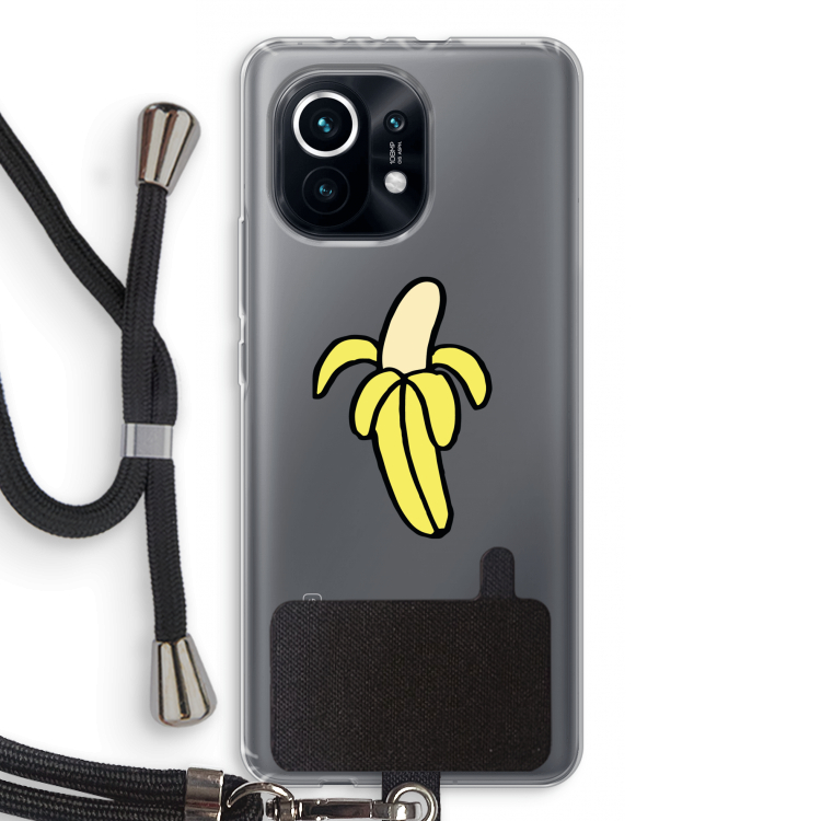 Banana: Xiaomi Mi 11 Transparant Hoesje met koord