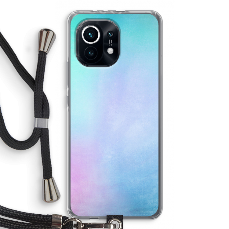 mist pastel: Xiaomi Mi 11 Transparant Hoesje met koord