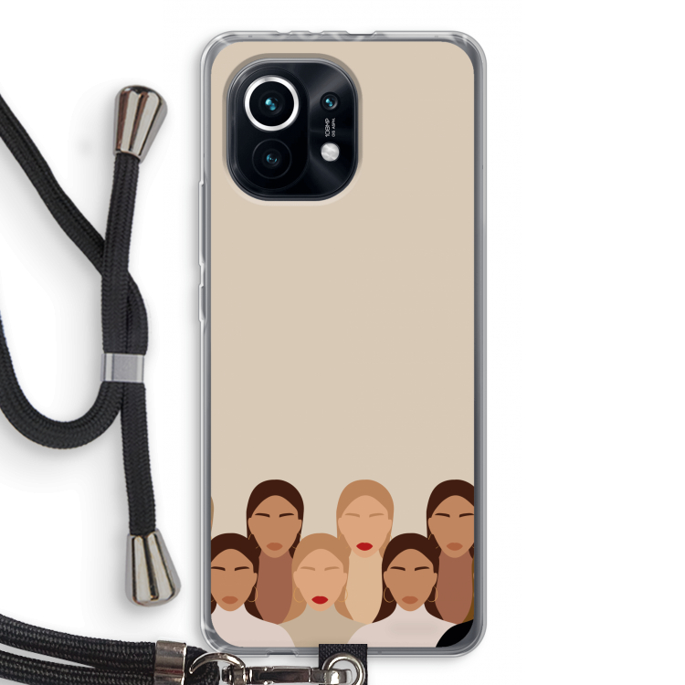 Girls girls girls: Xiaomi Mi 11 Transparant Hoesje met koord