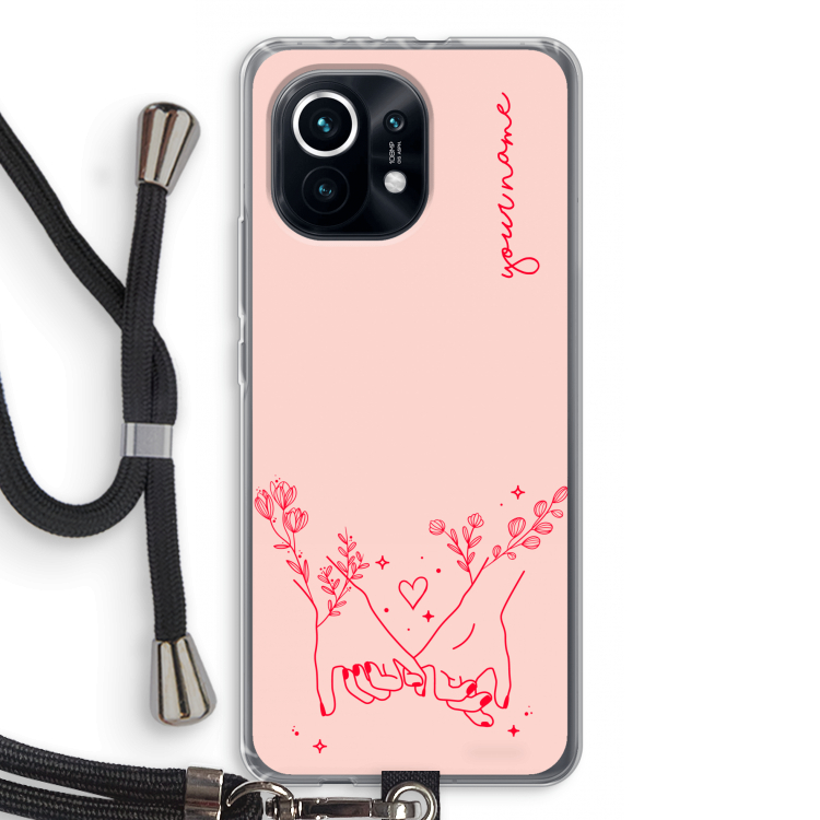 Best Friends: Xiaomi Mi 11 Transparant Hoesje met koord