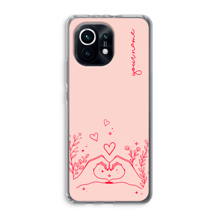 Love is in the air: Xiaomi Mi 11 Transparant Hoesje