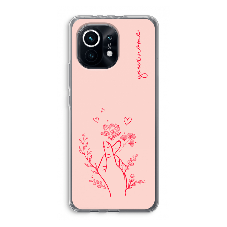 Giving Flowers: Xiaomi Mi 11 Transparant Hoesje