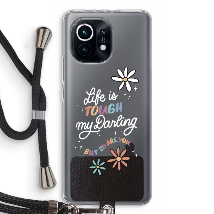 Tough Life: Xiaomi Mi 11 Transparant Hoesje met koord