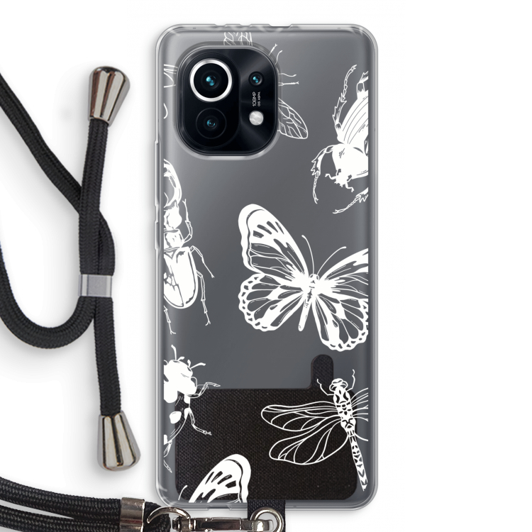Tiny Bugs: Xiaomi Mi 11 Transparant Hoesje met koord