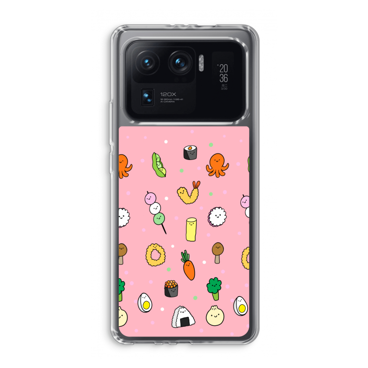 Happy bento friends: Xiaomi Mi 11 Ultra Transparant Hoesje