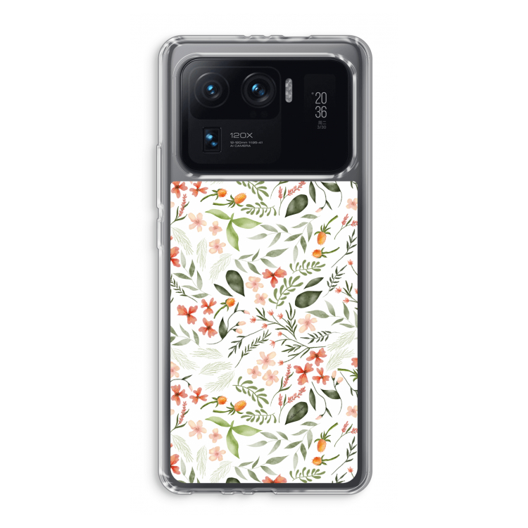 Sweet little flowers: Xiaomi Mi 11 Ultra Transparant Hoesje