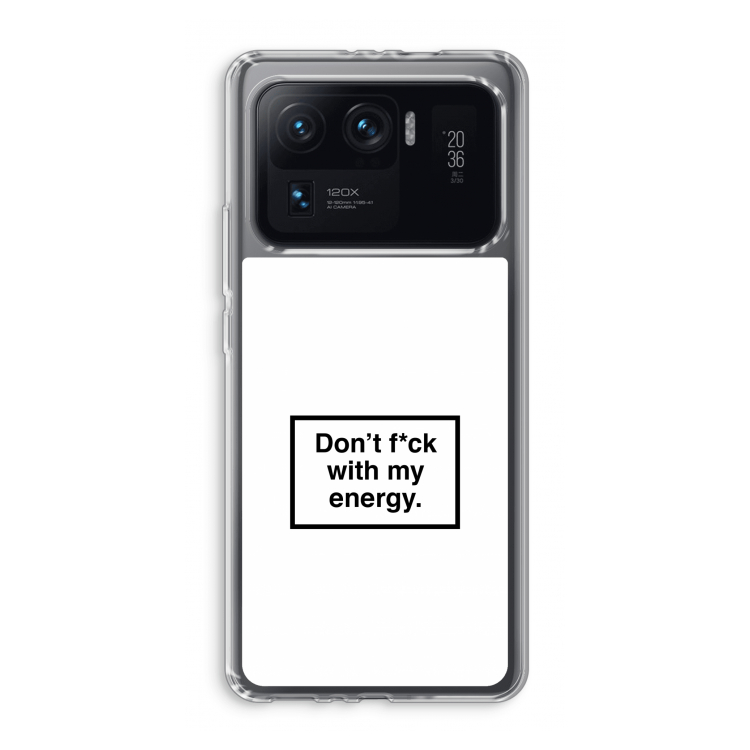My energy: Xiaomi Mi 11 Ultra Transparant Hoesje