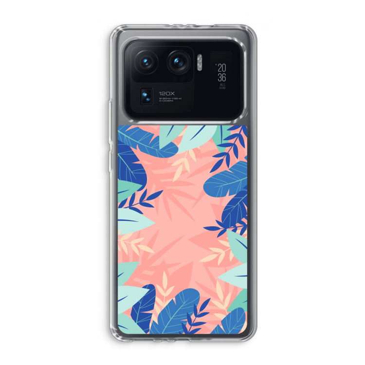 Tropisch: Xiaomi Mi 11 Ultra Transparant Hoesje