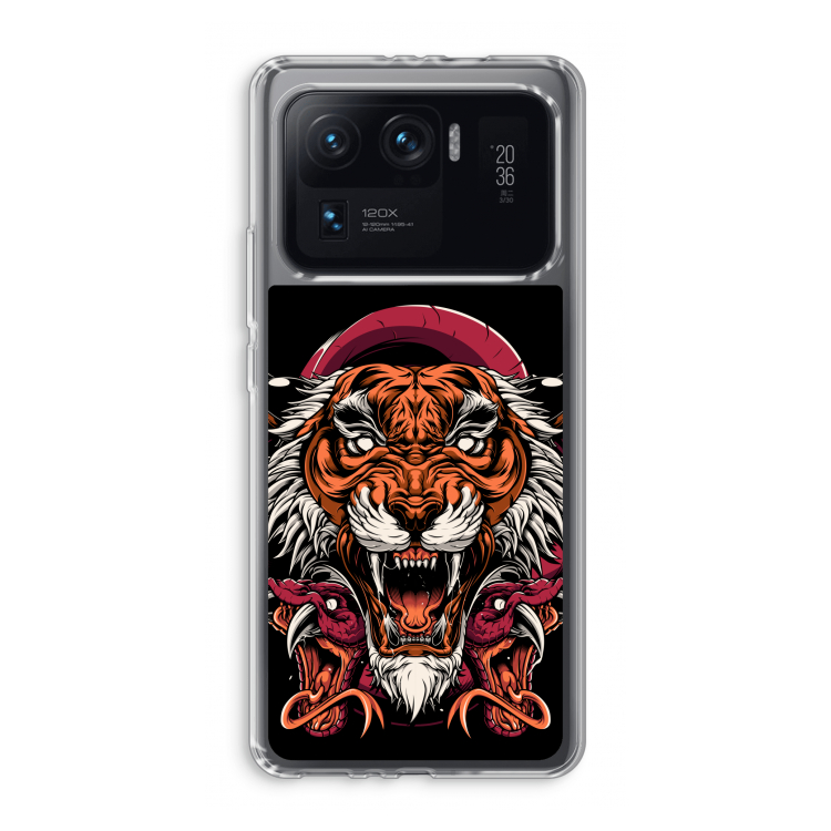 Tiger and Rattlesnakes: Xiaomi Mi 11 Ultra Transparant Hoesje
