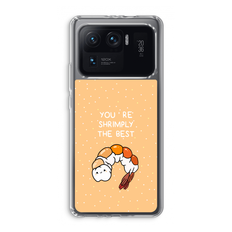 You're Shrimply The Best: Xiaomi Mi 11 Ultra Transparant Hoesje