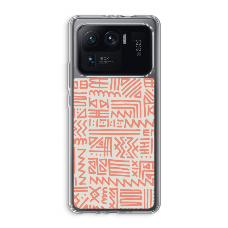 Marrakech Pink: Xiaomi Mi 11 Ultra Transparant Hoesje