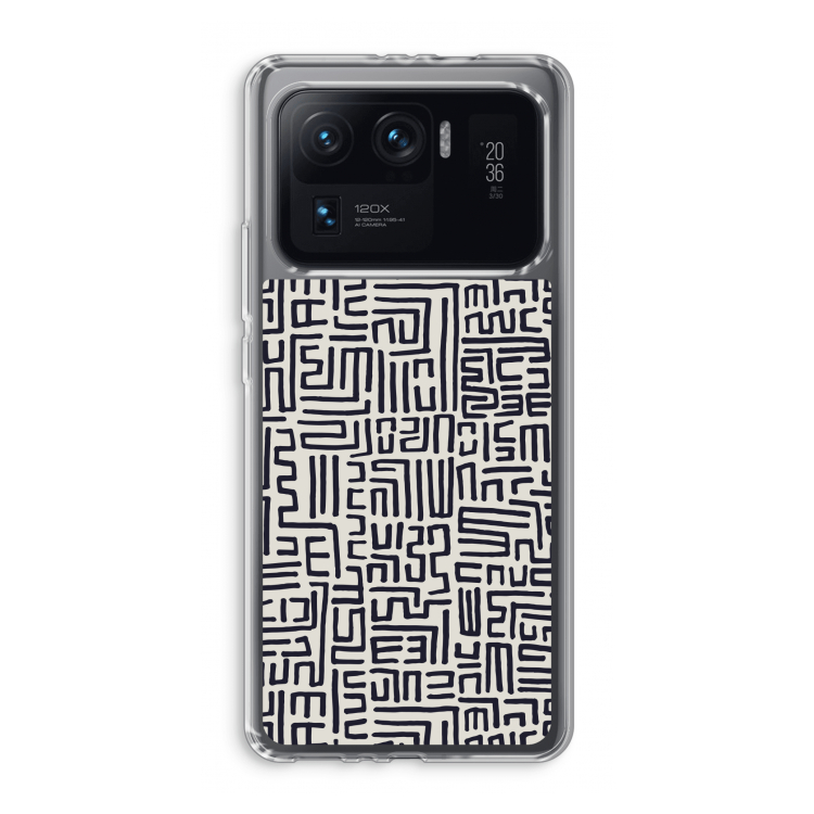 Moroccan Print: Xiaomi Mi 11 Ultra Transparant Hoesje