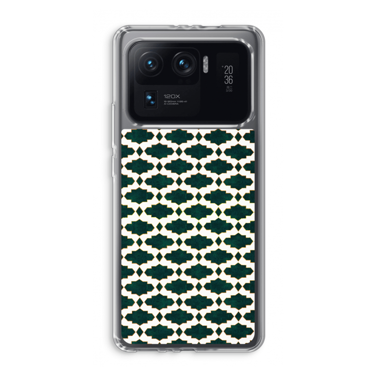 Moroccan tiles: Xiaomi Mi 11 Ultra Transparant Hoesje